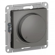 Светорегулятор (диммер) поворотно-нажимной, 315Вт SE AtlasDesign, сталь