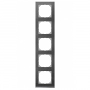 Рамка 5-ая M-Pure Decor Сланец/Цвет алюминия