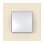 Рамка Unica Quadro 1 пост карамель