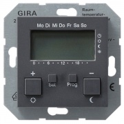 Термостат 230V с таймером и функцией охлаждения System 55 Gira антрацит