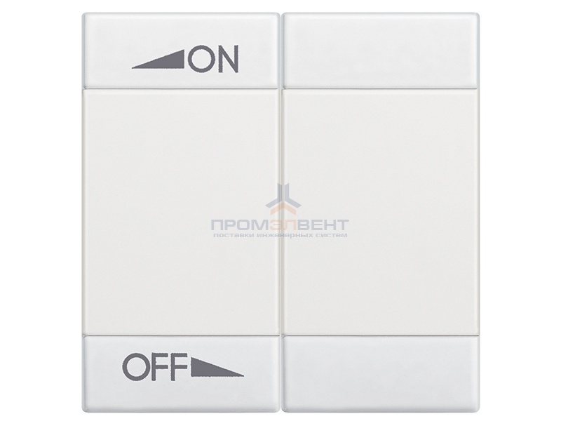 LL Клавиша ON OFF 2 модуля, цвет белый