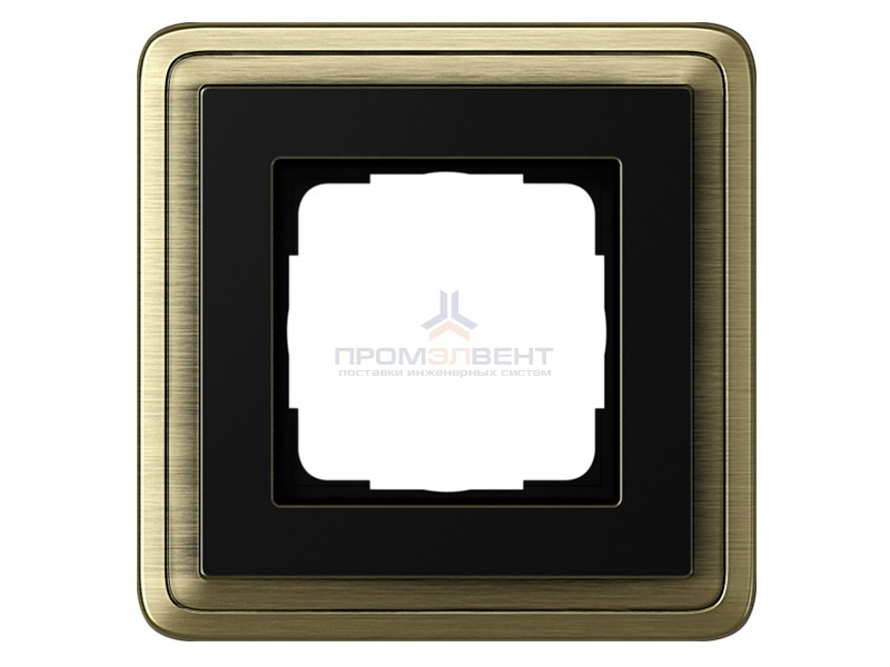 Рамка 1-ая Gira ClassiX Бронза/Черный