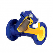 Фильтр грубой очистки Zetkama 821A - Ду32 (ф/ф, PN16, Tmax 300°C, сетка 1000 мкм)