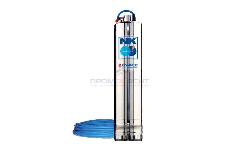 Насос колодезный Pedrollo NK 2/4-N (0,75 кВт, Qmax 80 л/мин, Hmax 61 м, 3x400В, без поплавка)