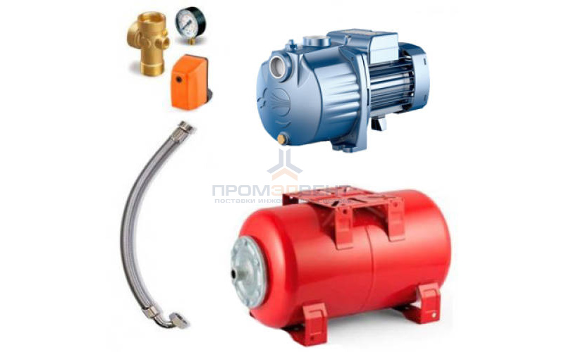 Насосная станция Pedrollo HYDROFRESH 3Cpm 100C-50 CL - 0,55 кВт (Qmax 120 л/мин, 1x230В)