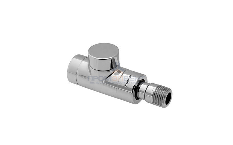 Вентиль на обратную подводку проходной Oventrop Combi E - Ду15 (цвет хромированный)