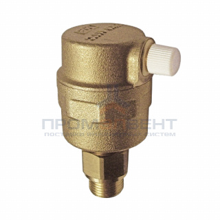 Воздухоотводчик автоматический FAR GEISER-mini 2041 - 1/2" (c обратным клапаном, цвет латунь)