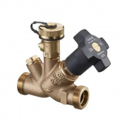 Клапан балансировочный Oventrop Aquastrom KFR - 1"1/2 (Ду32, НР/НР, PN16, 120°C, со спуск.краном)