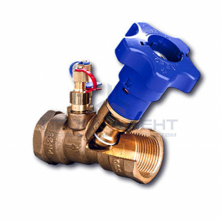 Клапан балансировочный Zetkama 221H - 1" (ВР/ВР, PN25, Tmax 120°C, Kv 5,75 м³/ч)