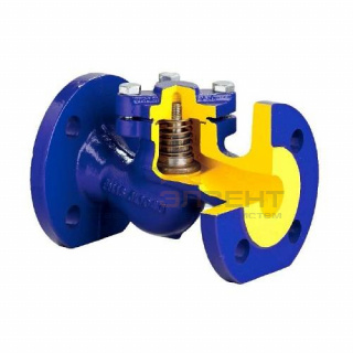 Клапан обратный подьемный Zetkama 287F - Ду150 (ф/ф, PN40, Tmax 300°C, исполнение №31)