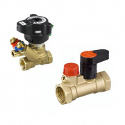 Комплект клапанов Danfoss MVT/MSV-S - 1"1/2 (балансировочный и запорный, ВР/ВР, PN20, Tmax 120°C)