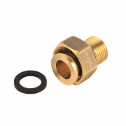 Присоединитель для счетчиков тепла SANEXT - 1" x 3/4" (ВР/НР)