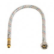 Подводка под смеситель гибкая STOUT (Смеситель/Гайка) - M10(35мм) x 3/8", длина 500 мм