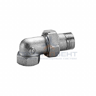 Сгон угловой Giacomini R19 - 1"1/4 (цвет хромированный)