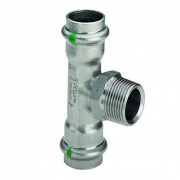 Тройник переходной Viega Sanpress Inox 2317.1 - 35 x 3/4" x 35 (нержавеющая сталь)