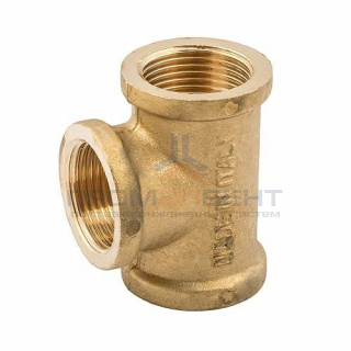 Тройник с внутренней резьбой ELSEN METALIT EBF07 - 1"1/2 (латунь без покрытия)