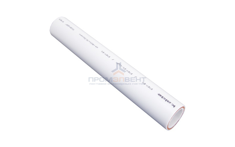 Труба полипропиленовая армированная стекловолокном KALDE - 40x6.7 (PN25, Tmax 70°C, штанга 4м)