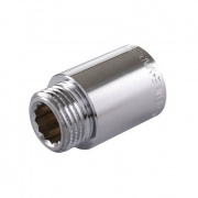 Удлинитель резьбовой Tiemme 1530C - 1/2", длина 50 мм (НР/ВР, латунь хромированная)