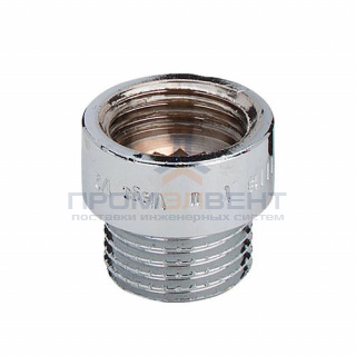 Удлинитель резьбовой Viega 3526 - 3/4" длина 10 мм (ВР/НР, бронза хромированная)