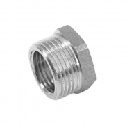 Футорка STOUT - 2" x 1/2" (никелированная)