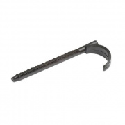 Дюбель крюковой одинарный STOUT - длина 80 мм. (для напольной фиксации труб D20 мм)