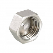 Заглушка VALTEC VTr.590 - 1"1/4 (резьбовая, латунь никелированная)