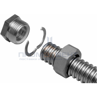 Комплект концевого фитинга из латуни Meibes FixLock Ду32 1"1/4 (внутренняя резьба)