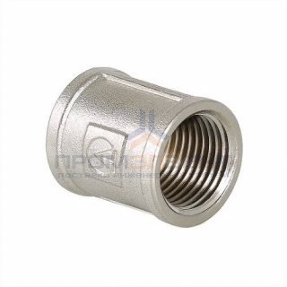 Муфта VALTEC VTr.270 - 1"1/4 (резьбовая, латунь никелированная)