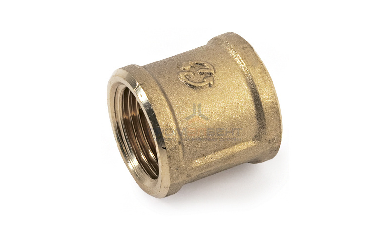 Муфта латунная резьбовая STOUT - 2