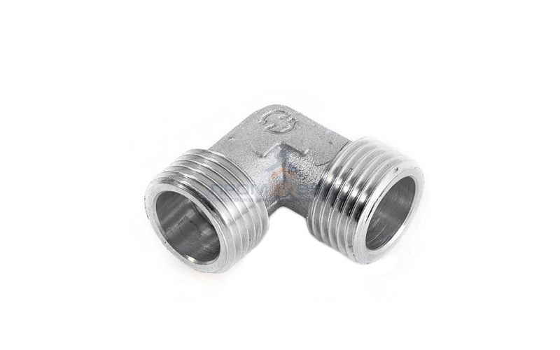 Отвод 90° латунный резьбовой равнопроходный STOUT (НР/НР) - 1