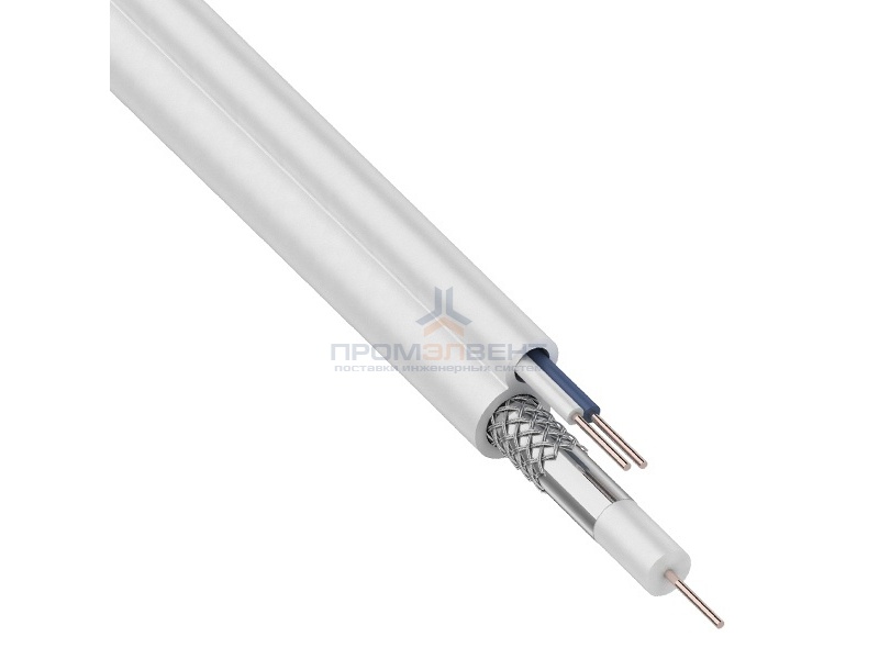 Кабель видеонаблюдения ККСВ-В 3c-2v + 2х0,5мм  [бухта 100м]