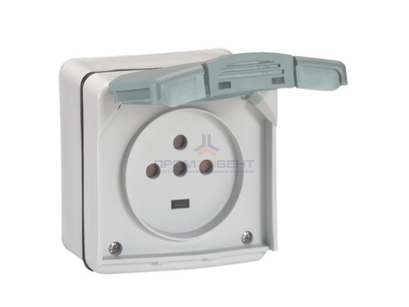 Розетка 3К+Н+З 20А 380V IP55 Legrand Plexo