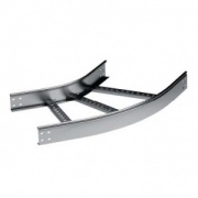 Угол горизонтальный 45? 80x200 R300, нержавеющий