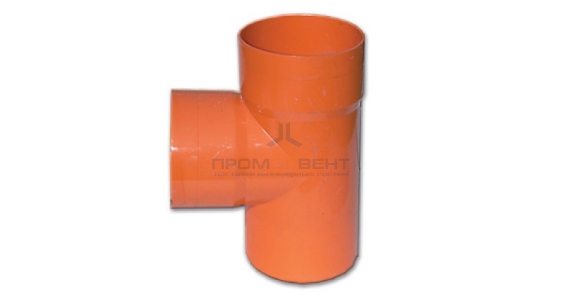 Тройник для двустенных труб,90°, полипропилен, д.90 мм DKC