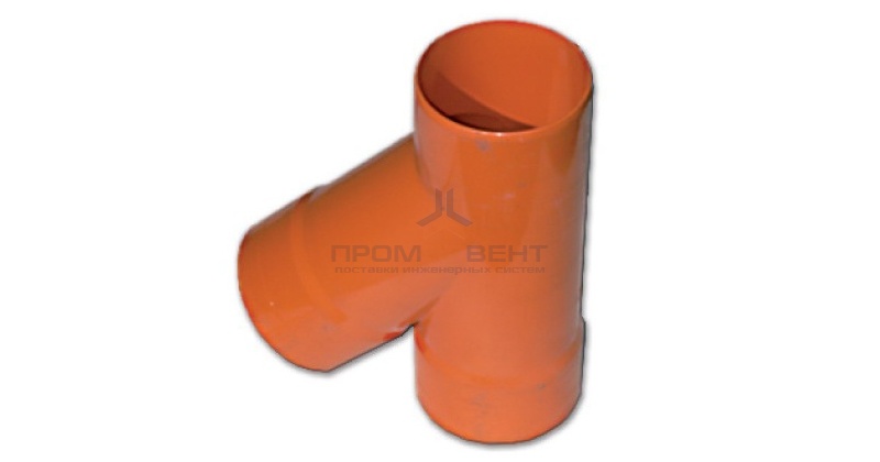 Тройник для двустенных труб,45°, полипропилен, д.75 мм DKC