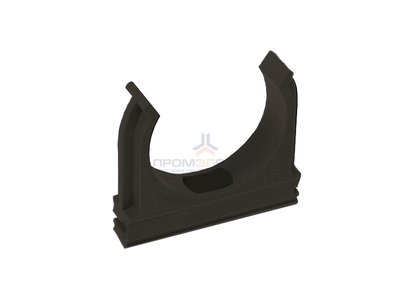 Крепеж-клипса для труб d25мм черная [уп. 100шт]