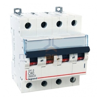 Автоматический выключатель Legrand DX3-E C40 4П 6000/6kA (автомат)