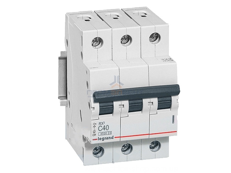 Автоматический выключатель Legrand RX3 3П 40A 4,5кА C (автомат)
