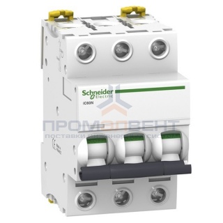 Автоматический выключатель Schneider Electric Acti 9 iC60N 3П 32A 6кА C (автомат)