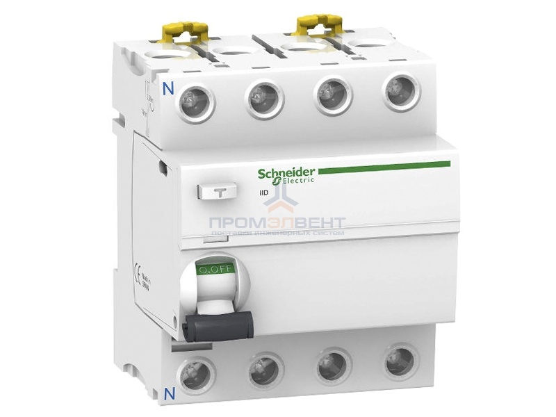 УЗО Acti 9 iID 4П 63A 300mA AC Schneider Electric